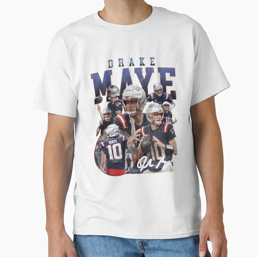 Drake Maye T-Shirt - Streetwear Style Unisex - T-Shirt, Sweatshirt, Hoodie