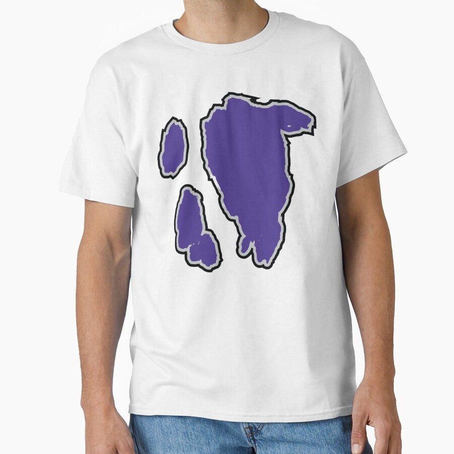 Purple Cow Pattern White Cowhide by Cow-Print-Stuff - Adult & Kids T-Shirts, Sweatshirts & Hoodies apparel design preview 1