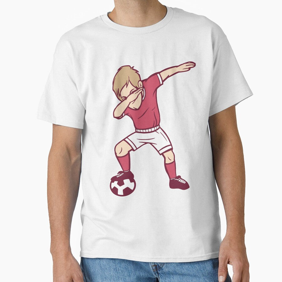 Soccer player dabbing by AaaleXX - Adult & Kids T-Shirts, Sweatshirts & Hoodies apparel design preview 1