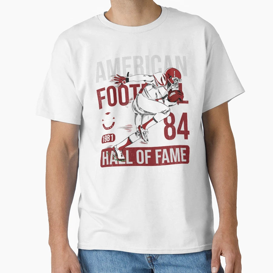 American Football Hall Fame Legendary T-Shirt - Novelty Apparel for Adults - T-Shirt, Sweatshirt, Hoodie