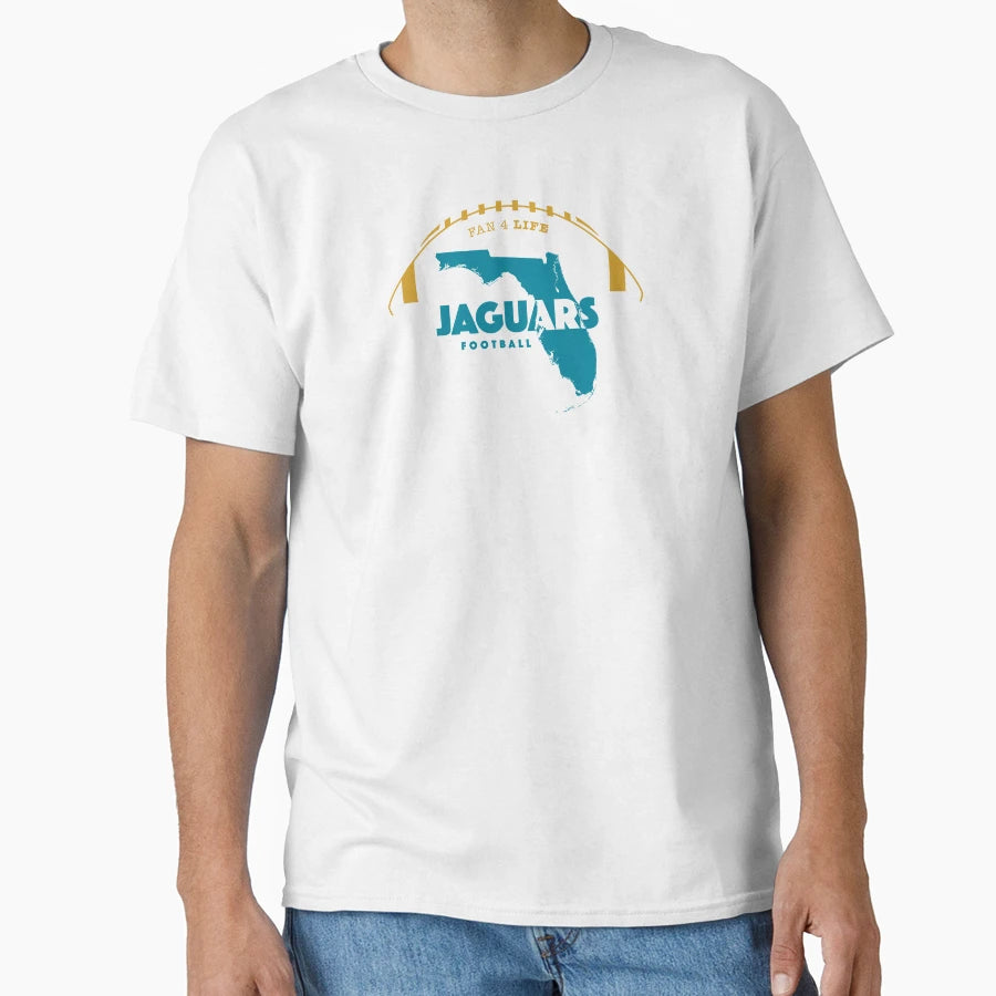 Jacksonville Jaguars T-Shirt - Casual Everyday Wear for Adults - T-Shirt, Sweatshirt, Hoodie