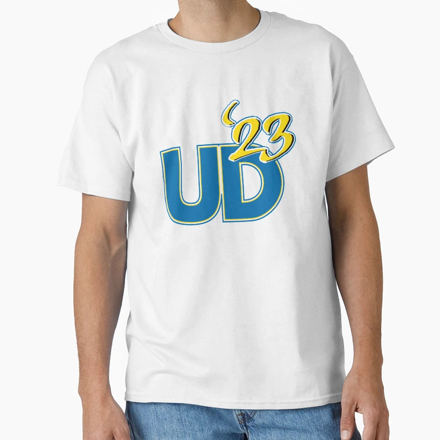 University Delaware Ud 23 Logo T-Shirt - Trendy Graphic for Adults - T-Shirt, Sweatshirt, Hoodie