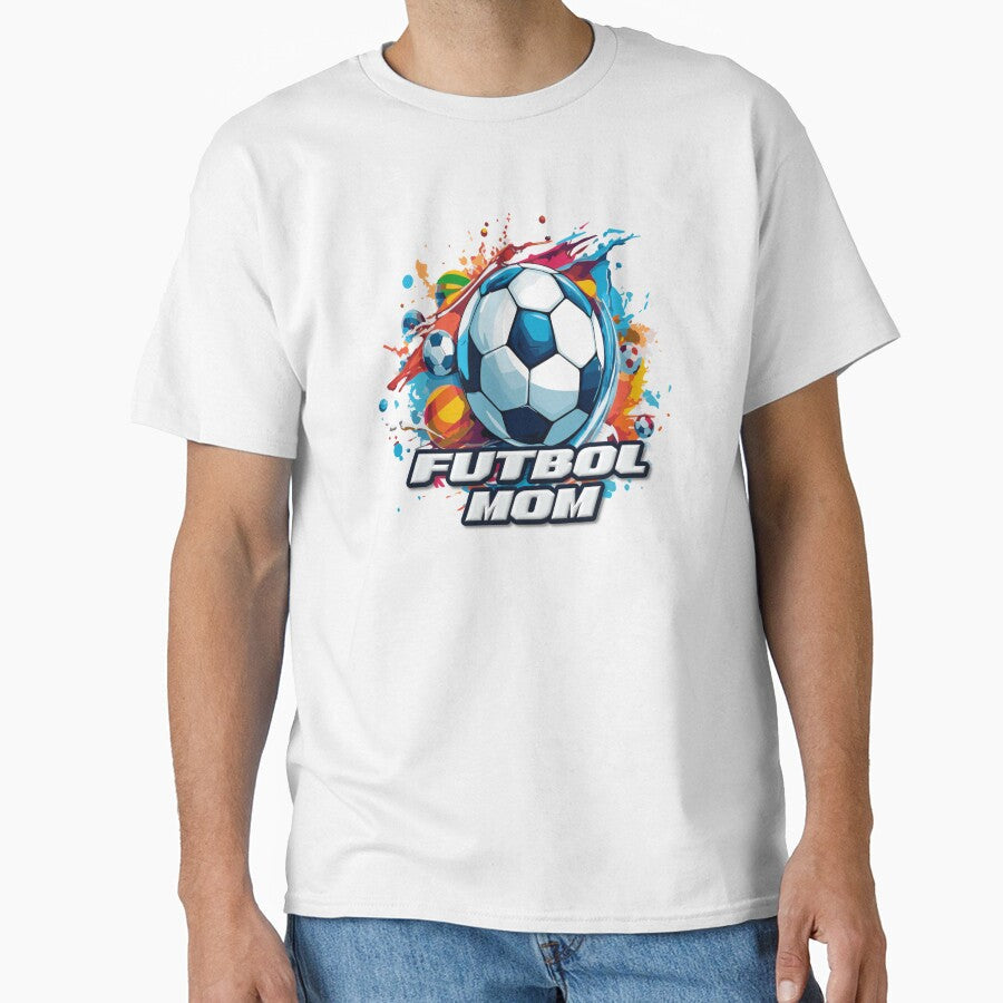 Futbol Soccer Mom by Paula Helit - Adult & Kids T-Shirts, Sweatshirts & Hoodies apparel design preview 1