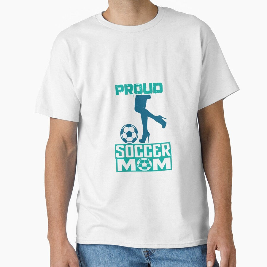 Proud soccer mom mothers day by lapolonaise - Adult & Kids T-Shirts, Sweatshirts & Hoodies apparel design preview 1