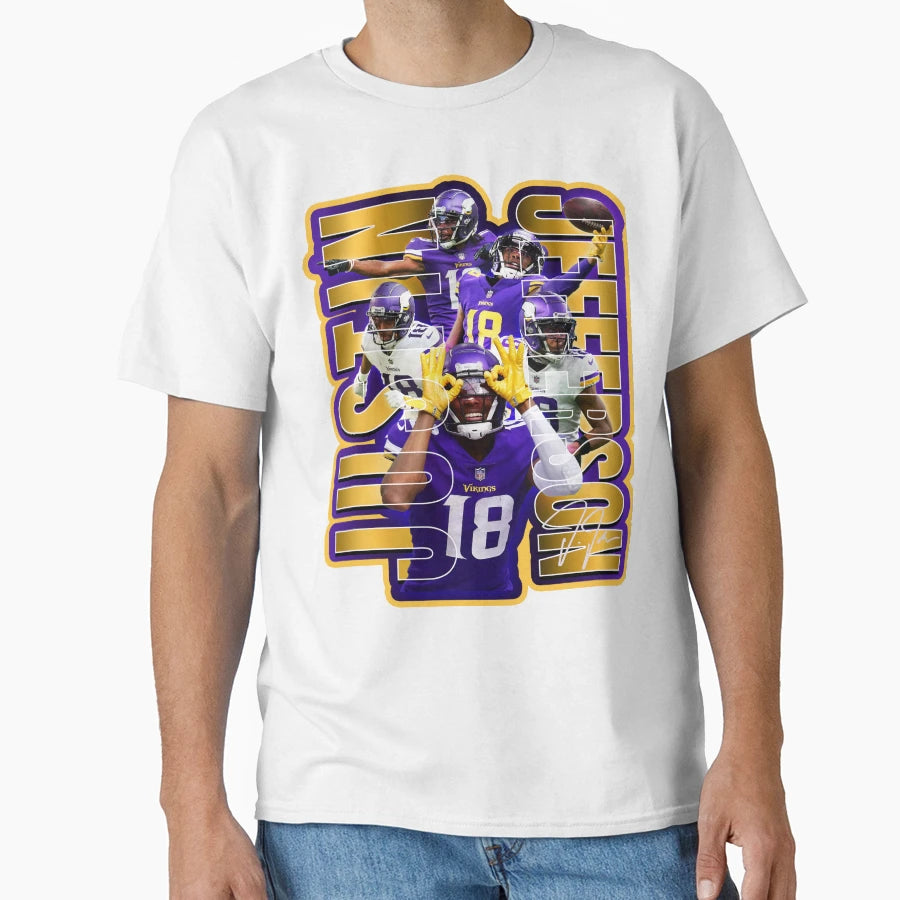 JJ Football Star Artwork T-Shirt - Minimalist Print Unisex - T-Shirt, Sweatshirt, Hoodie