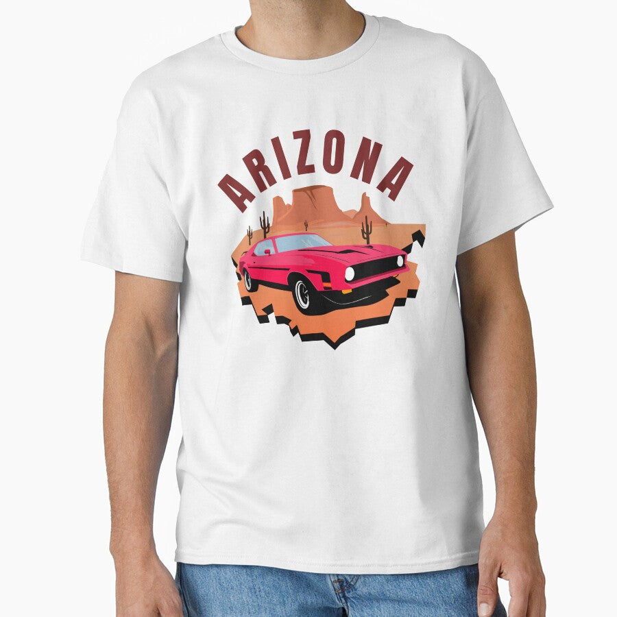 Arizona Sonoran Desert Landscape by AdrianShirt - Adult & Kids T-Shirts, Sweatshirts & Hoodies apparel design preview 1