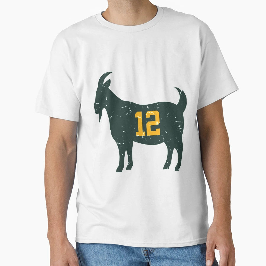 AR T Shirtgoat 12 T-Shirt - Minimalist Print for Adults - T-Shirt, Sweatshirt, Hoodie