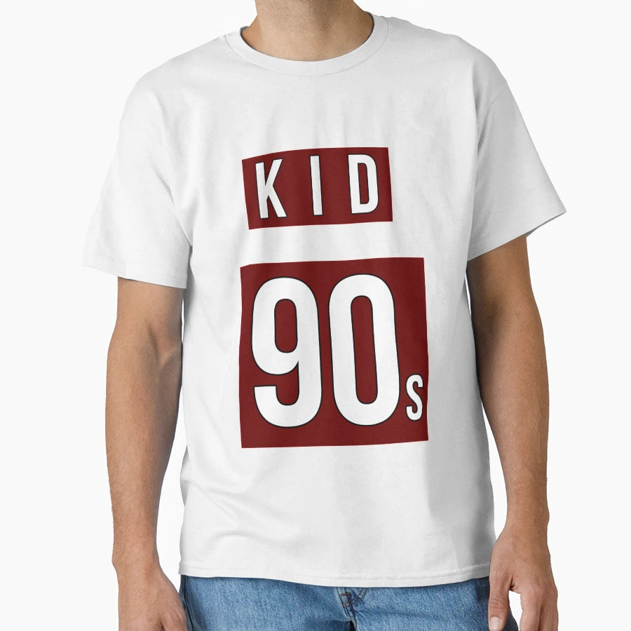 90S Red Label Front T-Shirt - Novelty Apparel for Adults - T-Shirt, Sweatshirt, Hoodie