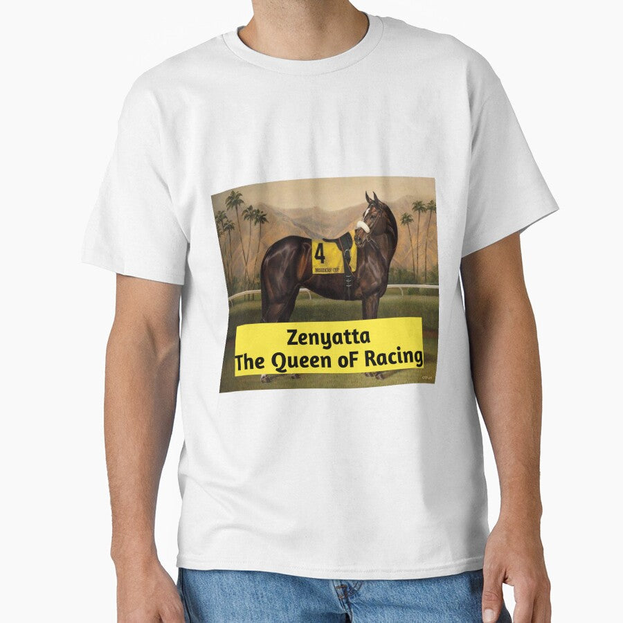 Zenyatta Horse by sagestar - Adult & Kids T-Shirts, Sweatshirts & Hoodies apparel design preview 1