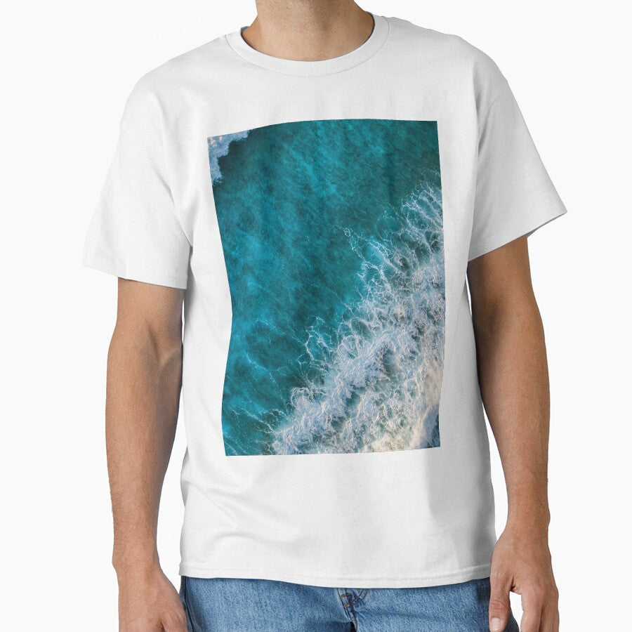 Deep Blue Ocean by Iridescent Store - Adult & Kids T-Shirts, Sweatshirts & Hoodies apparel design preview 1