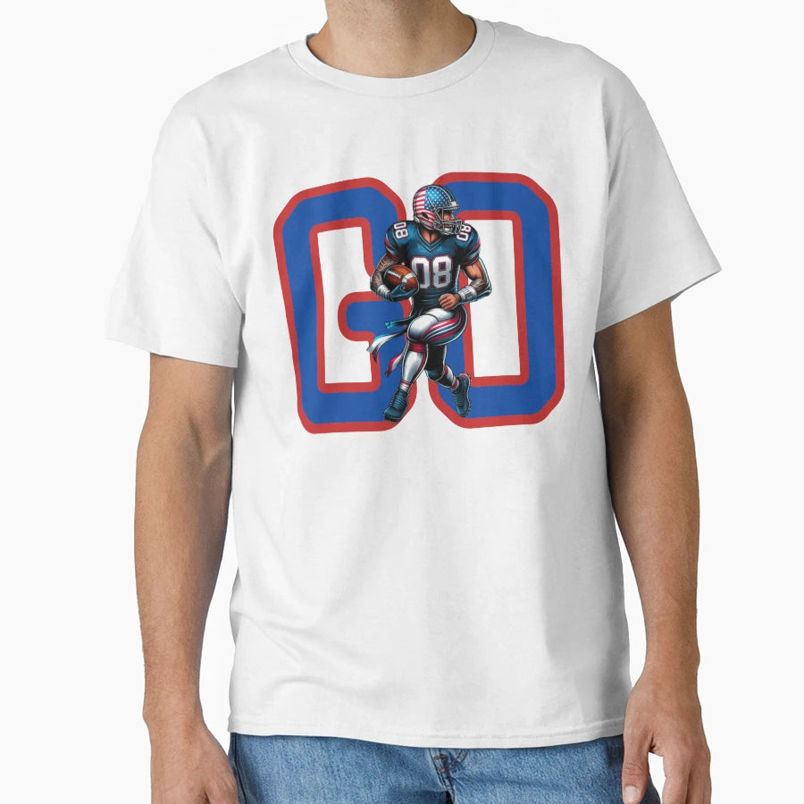National Rush American Football Field T-Shirt - Streetwear Style Unisex - T-Shirt, Sweatshirt, Hoodie