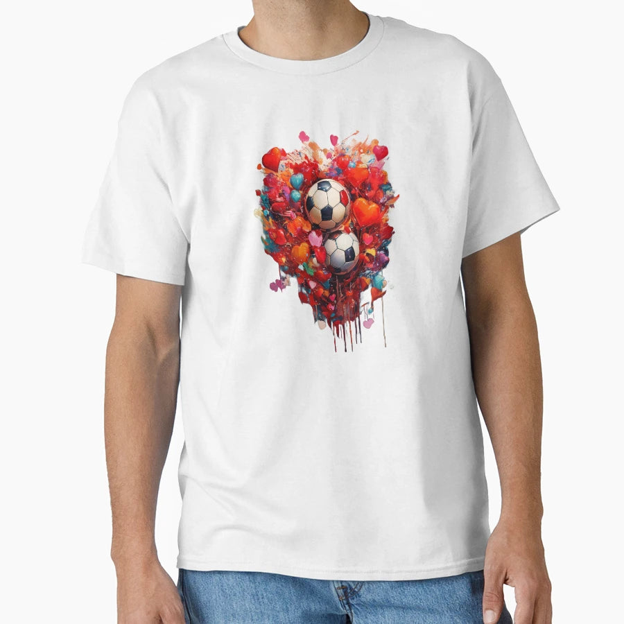 Love Soccer T-Shirt - Streetwear Style Unisex - T-Shirt, Sweatshirt, Hoodie