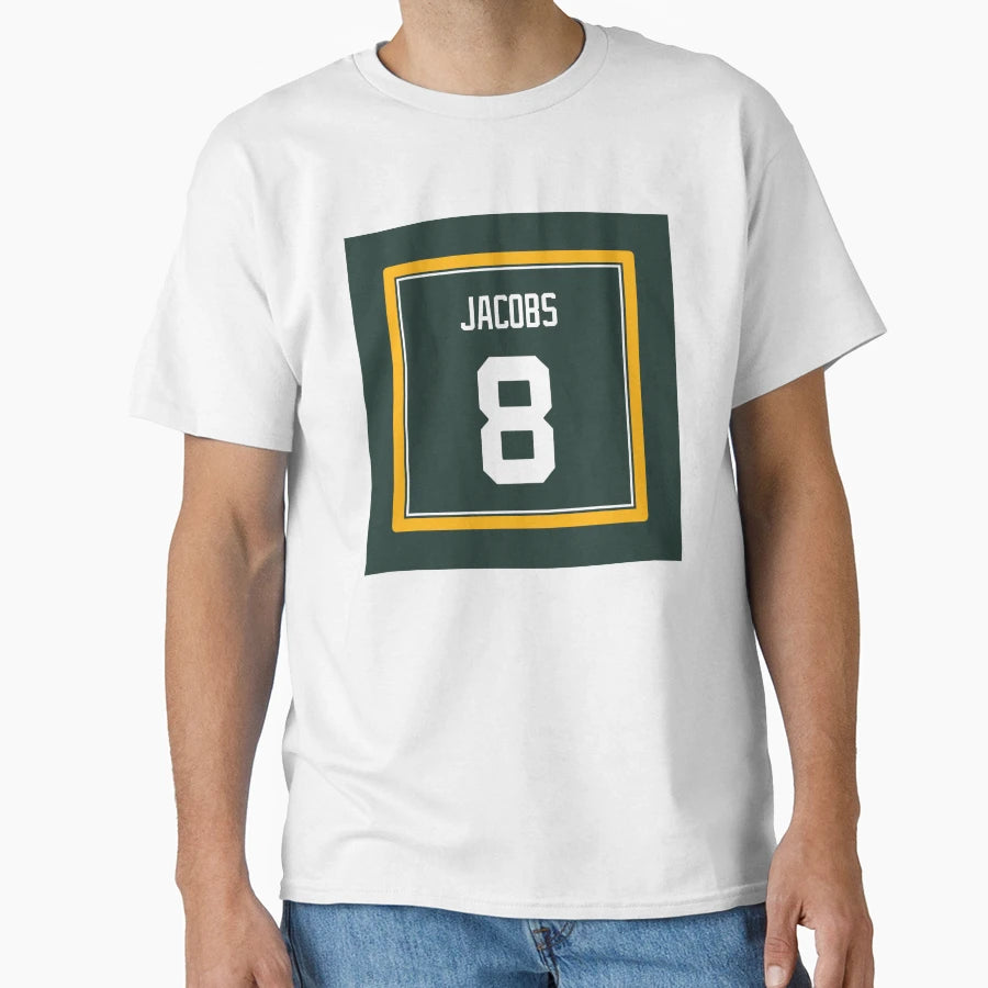 Josh Jacobs Green Bay T-Shirt - Aesthetic Graphic for Adults - T-Shirt, Sweatshirt, Hoodie