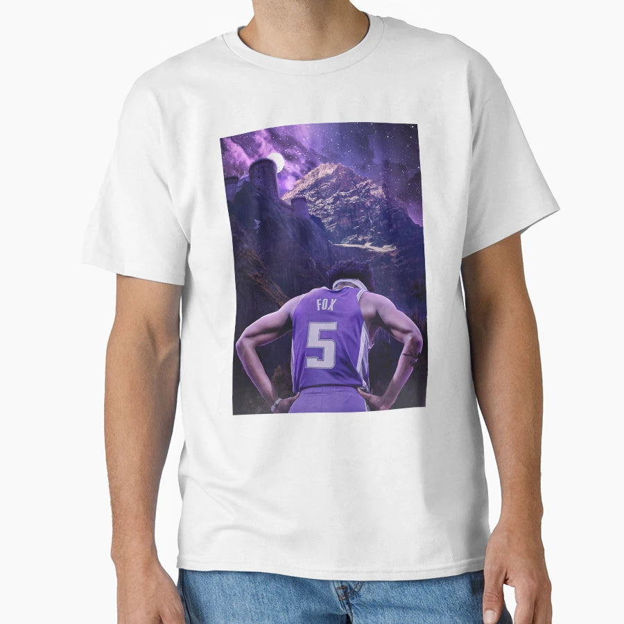 De Aaron Fox 5 Basketball 5 T-Shirt - Fun Novelty Design Men Women - T-Shirt, Sweatshirt, Hoodie