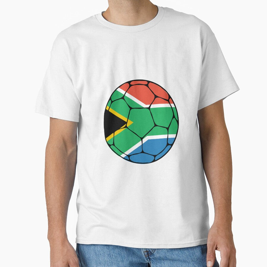South Africa Flag Soccer Ball by ehgraphics15 - Adult & Kids T-Shirts, Sweatshirts & Hoodies apparel design preview 1