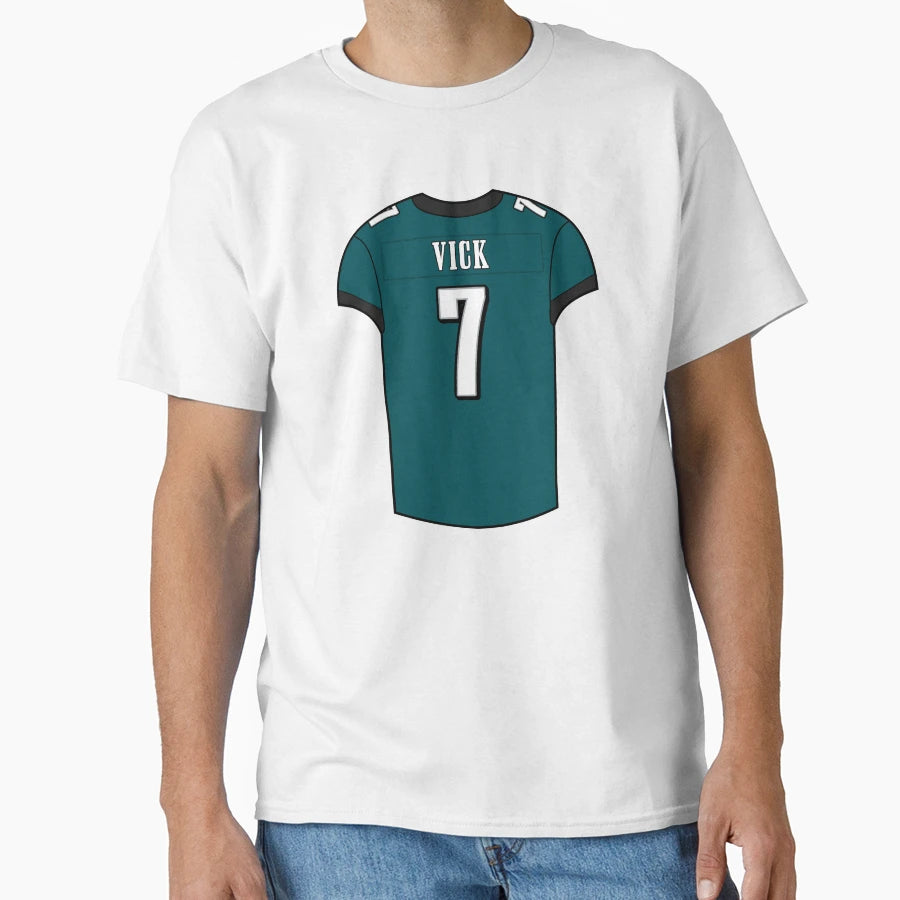 Michael Vick Home Jersey T-Shirt - Minimalist Print for Adults - T-Shirt, Sweatshirt, Hoodie