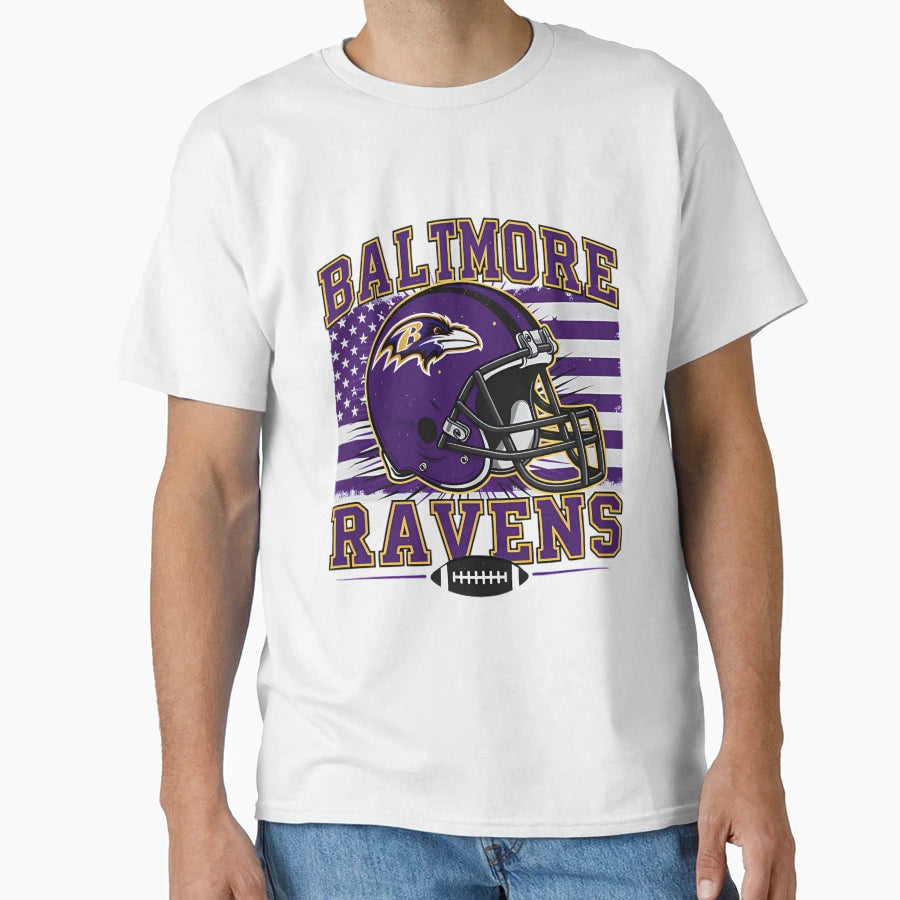 Baltimore Ravens Football T-Shirt - Unique Graphic Unisex - T-Shirt, Sweatshirt, Hoodie
