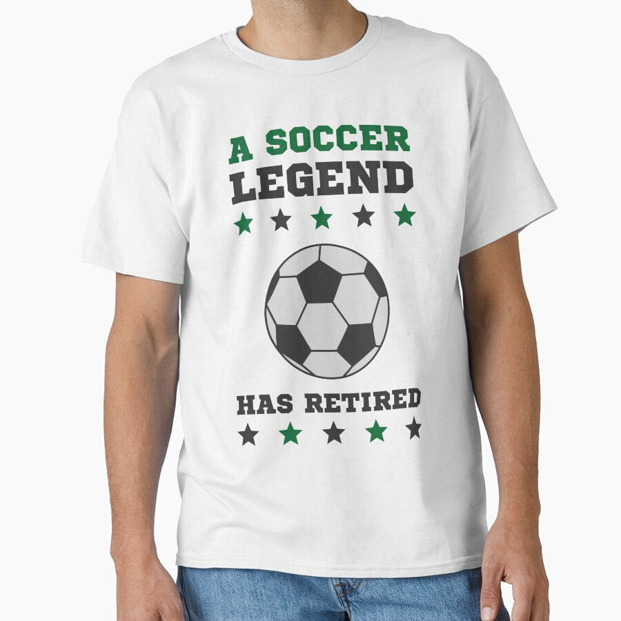 A Soccer Legend Has Retired by 9N20 - Adult & Kids T-Shirts, Sweatshirts & Hoodies apparel design preview 1