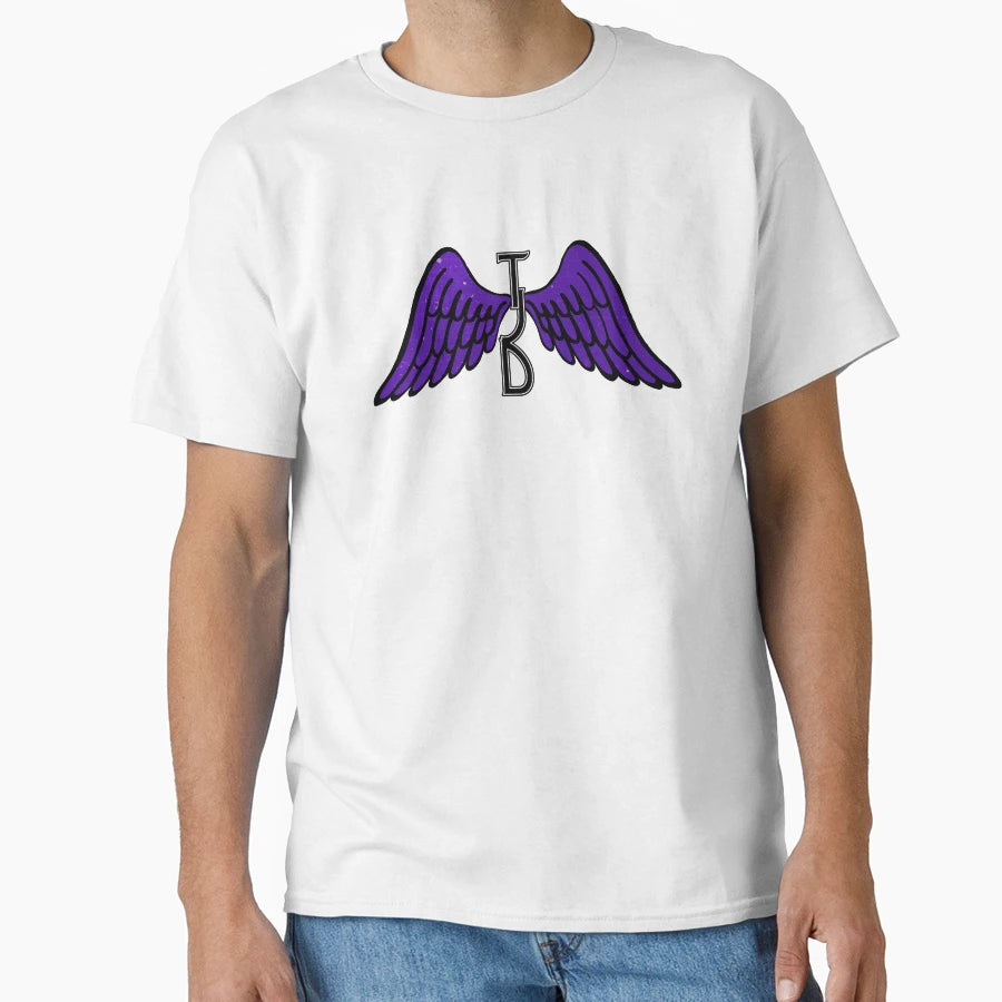 Tjd Purple Wings T-Shirt - Unique Graphic Men Women - T-Shirt, Sweatshirt, Hoodie