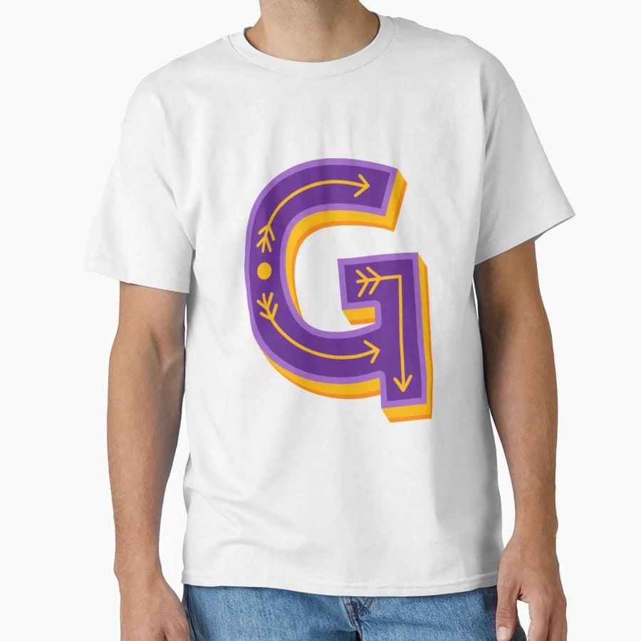 Letter G T-Shirt - Unique Graphic Unisex - T-Shirt, Sweatshirt, Hoodie