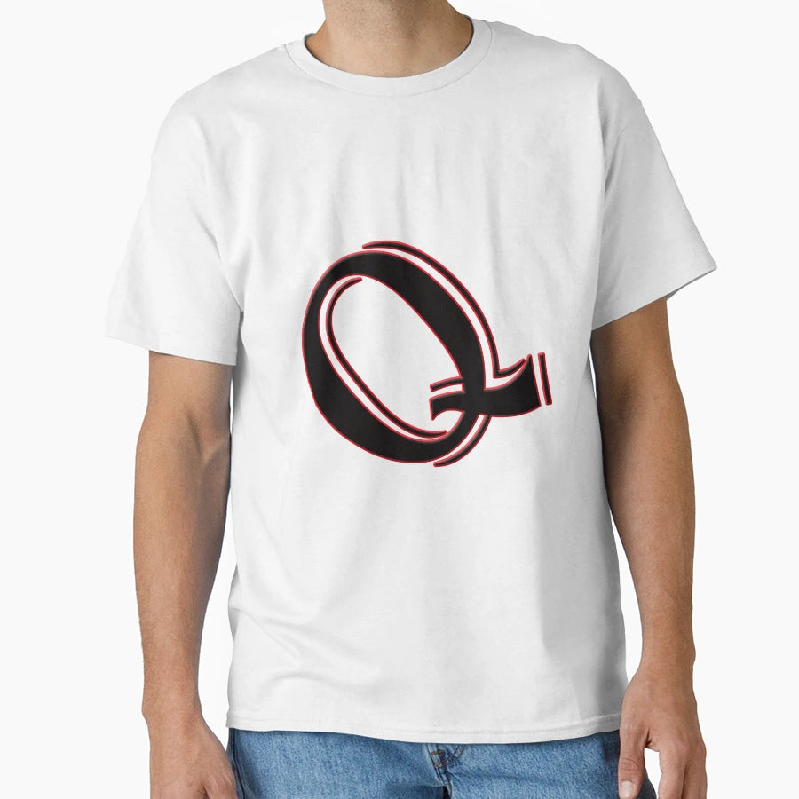 Alphabet Q T-Shirt - Novelty Apparel Unisex - T-Shirt, Sweatshirt, Hoodie