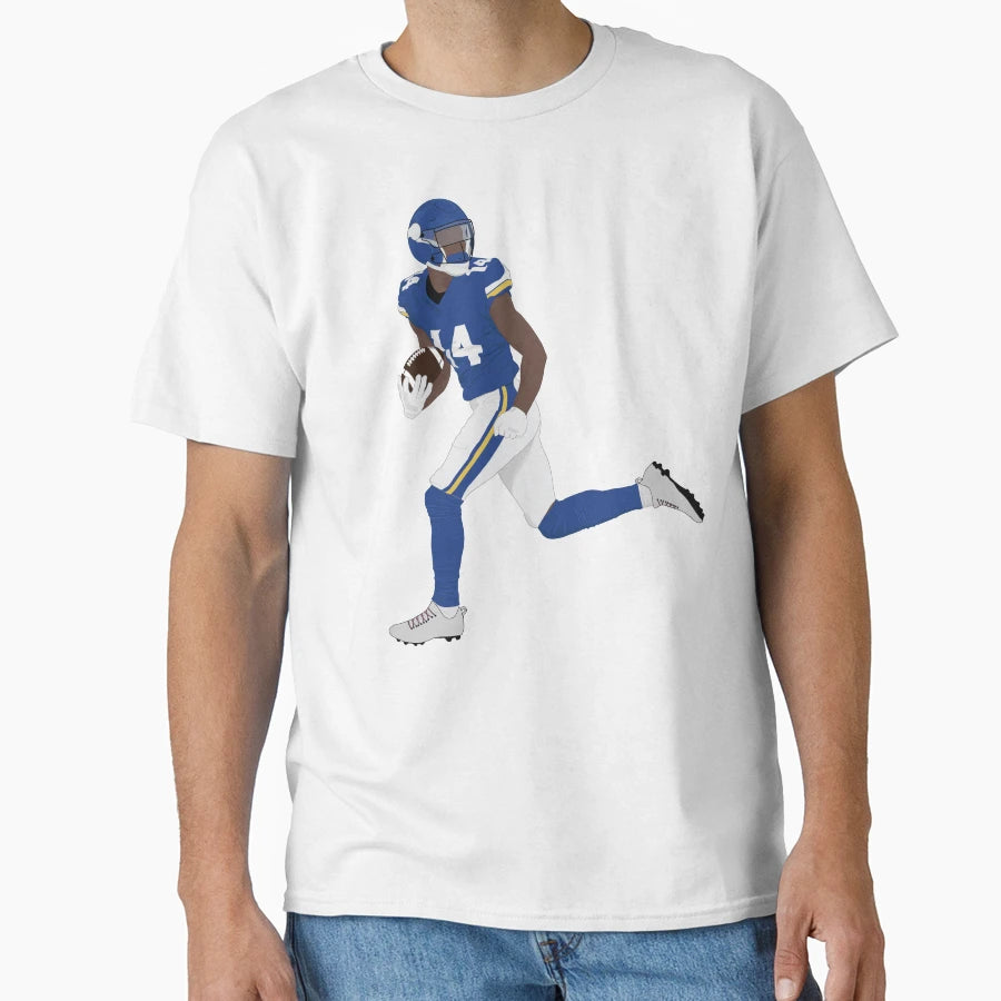 Football Run T-Shirt - Minimalist Print Men Women - T-Shirt, Sweatshirt, Hoodie