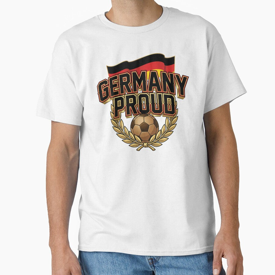 Germany's pride. Passion. Love of football. by - Adult & Kids T-Shirts, Sweatshirts & Hoodies apparel design preview 1