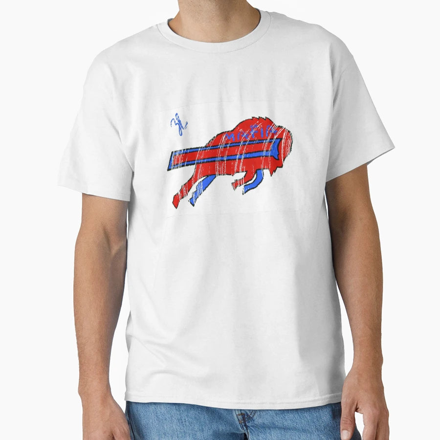 Bills Logo T-Shirt - Aesthetic Graphic for Adults - T-Shirt, Sweatshirt, Hoodie