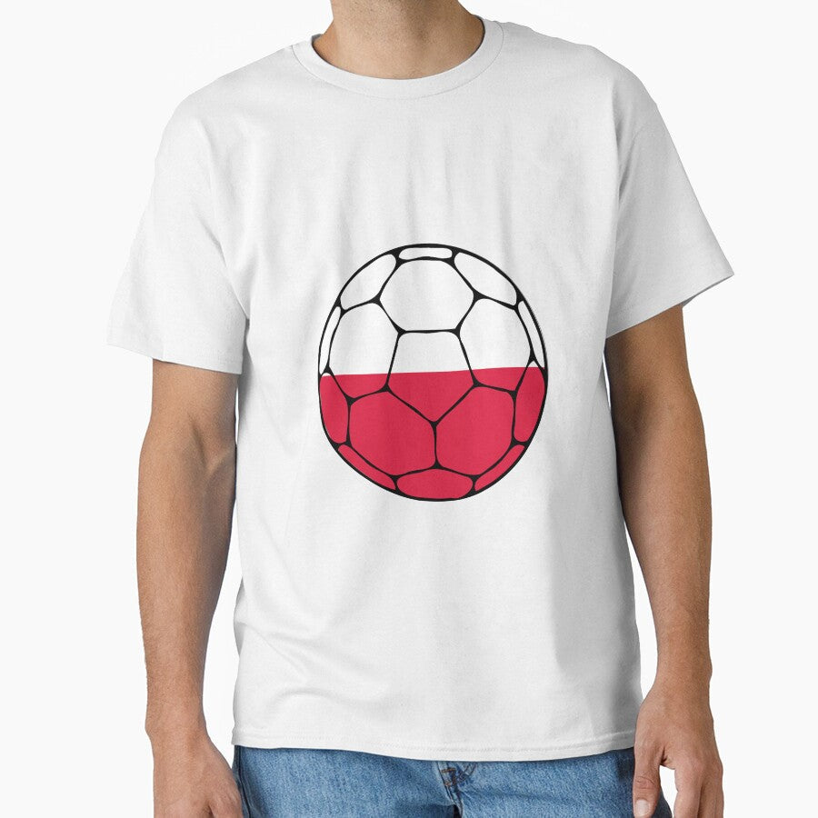 Poland Flag Soccer Ball by ehgraphics15 - Adult & Kids T-Shirts, Sweatshirts & Hoodies apparel design preview 1