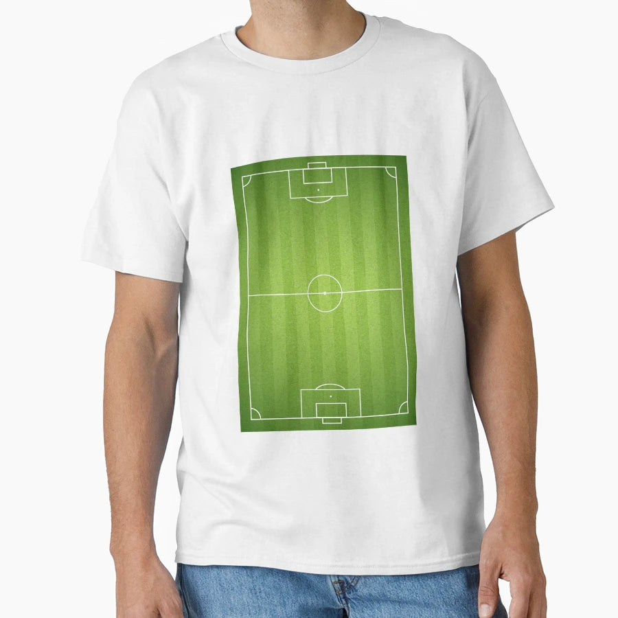 Football Pitch T-Shirt - Casual Everyday Wear Men Women - T-Shirt, Sweatshirt, Hoodie