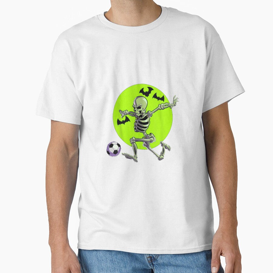 Copy of Soccer Skeleton Halloween Men Boys Player by - Adult & Kids T-Shirts, Sweatshirts & Hoodies apparel design preview 1