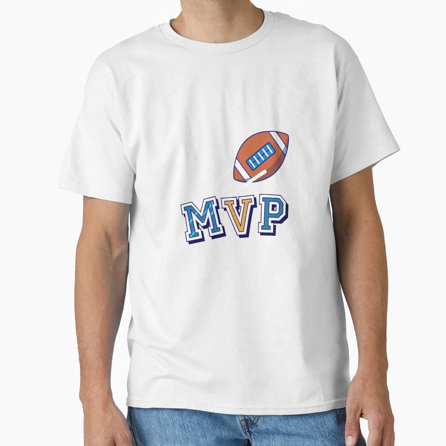 Mvp American Football Player Birthday Gift T-Shirt - Graphic Print Unisex - T-Shirt, Sweatshirt, Hoodie