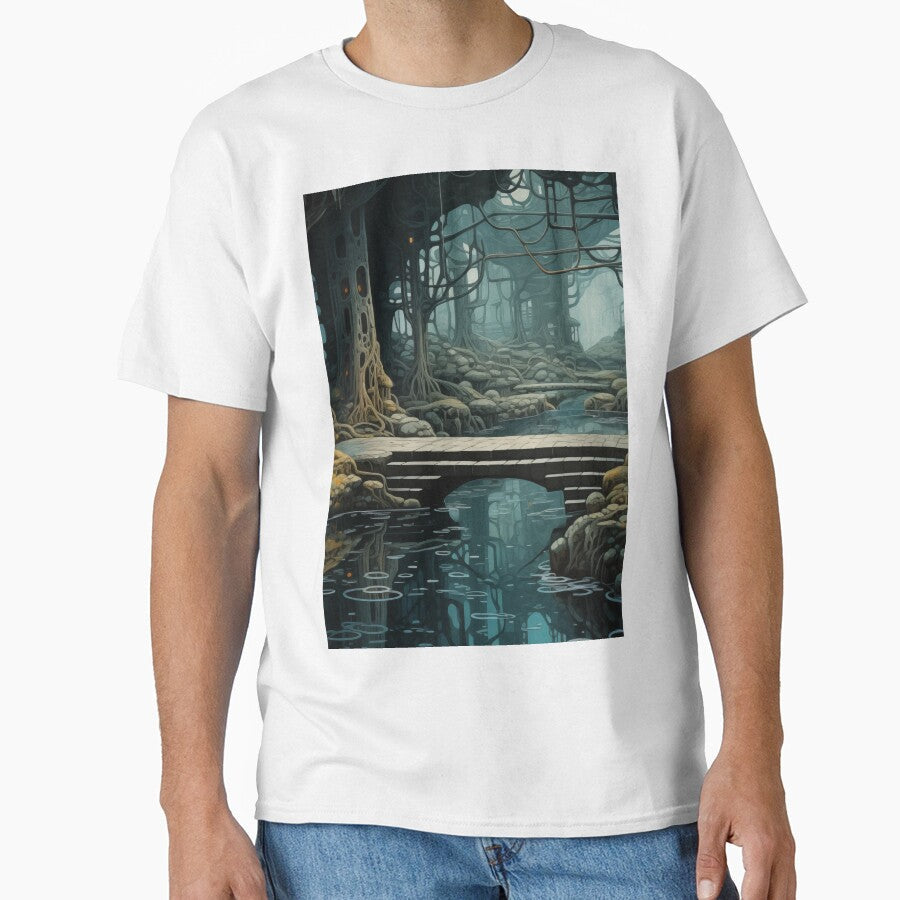 Fairy Wood Bridges Dreamscapes Enchanted Path by - Adult & Kids T-Shirts, Sweatshirts & Hoodies apparel design preview 1