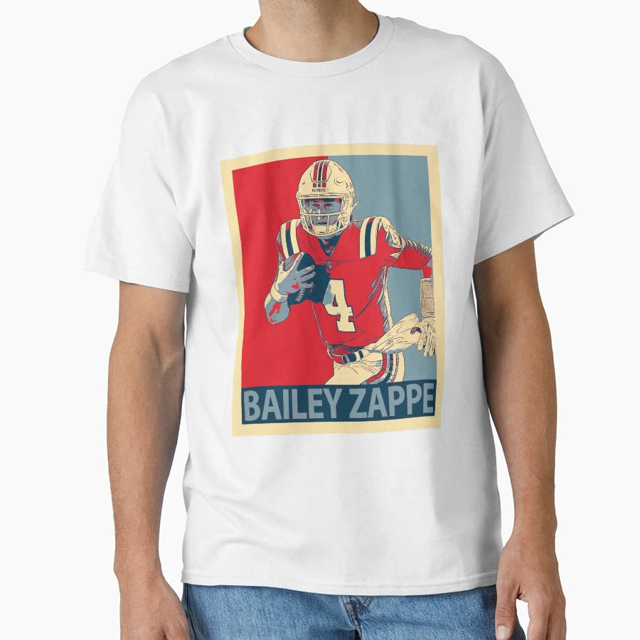 Bailey Zappe T-Shirt - Fun Novelty Design Men Women - T-Shirt, Sweatshirt, Hoodie
