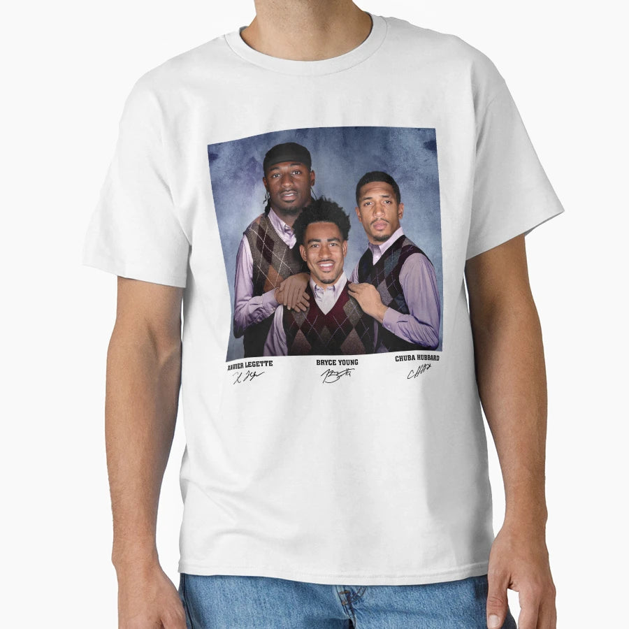 Bryce Young Xavier Legette Chuba T-Shirt - Fun Novelty Design Unisex - T-Shirt, Sweatshirt, Hoodie