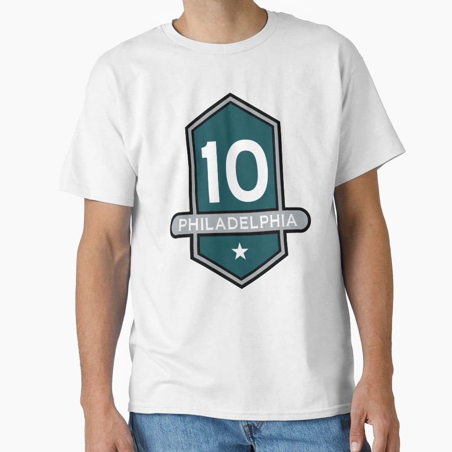 Philadelphia 10 Emblem T-Shirt - Custom Art Print for Adults - T-Shirt, Sweatshirt, Hoodie