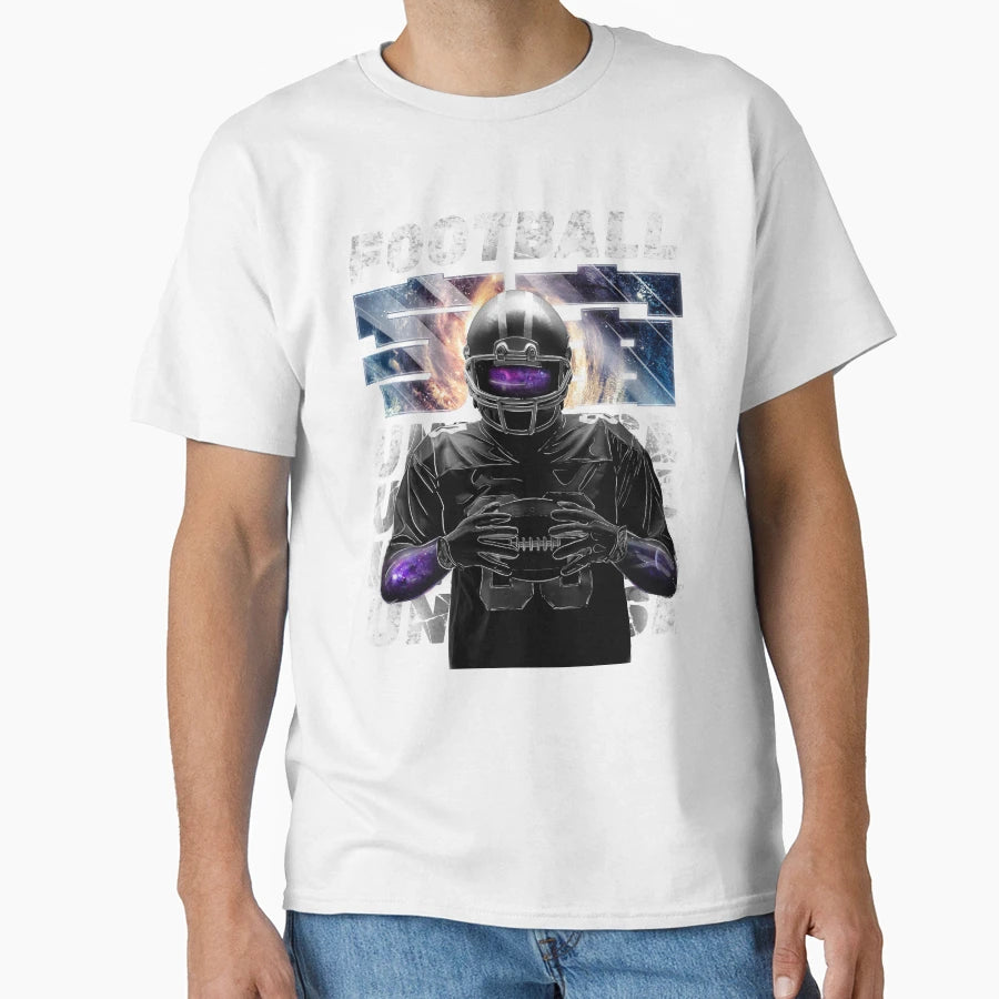 Universal Footballplayer T-Shirt - Aesthetic Graphic Unisex - T-Shirt, Sweatshirt, Hoodie