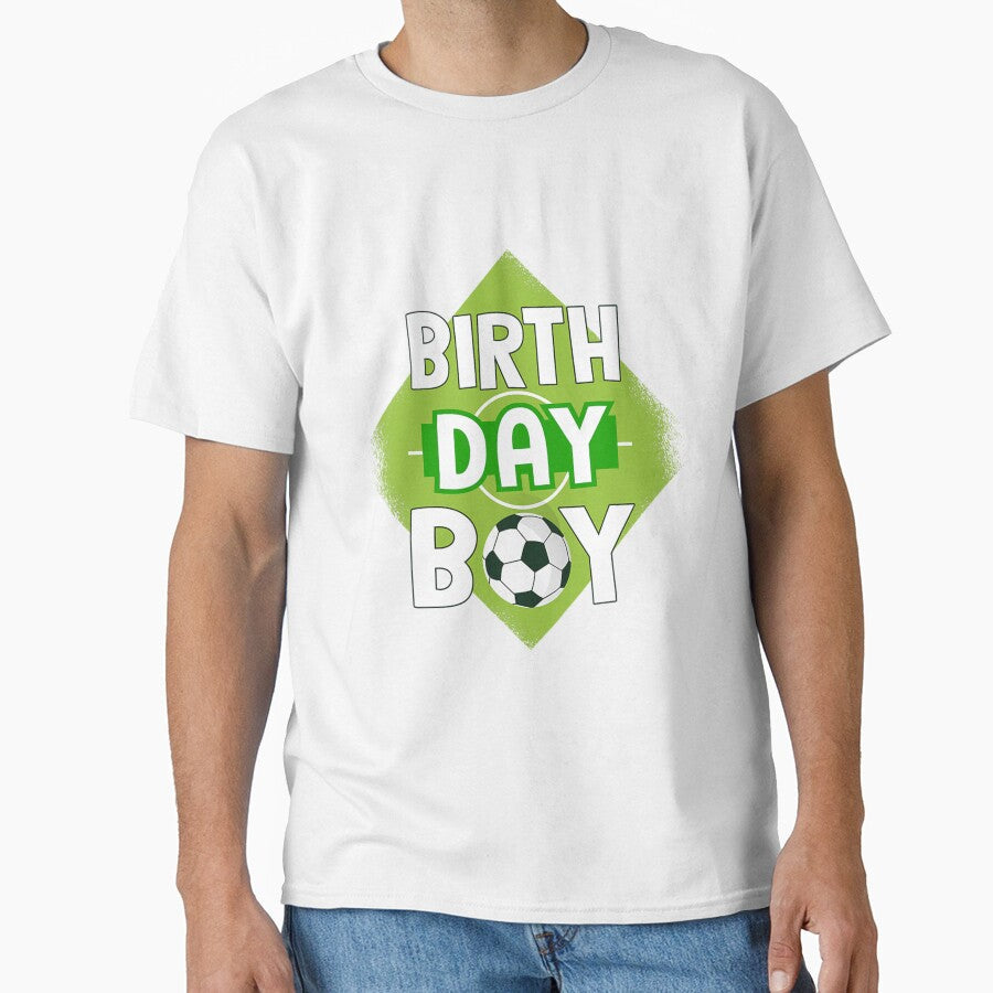 Soccer Birthday Boy, Theme Party, Kid by - Adult & Kids T-Shirts, Sweatshirts & Hoodies apparel design preview 1