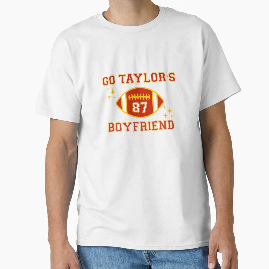 Go Taylors Boyfriend T-Shirt - Minimalist Print Unisex - T-Shirt, Sweatshirt, Hoodie