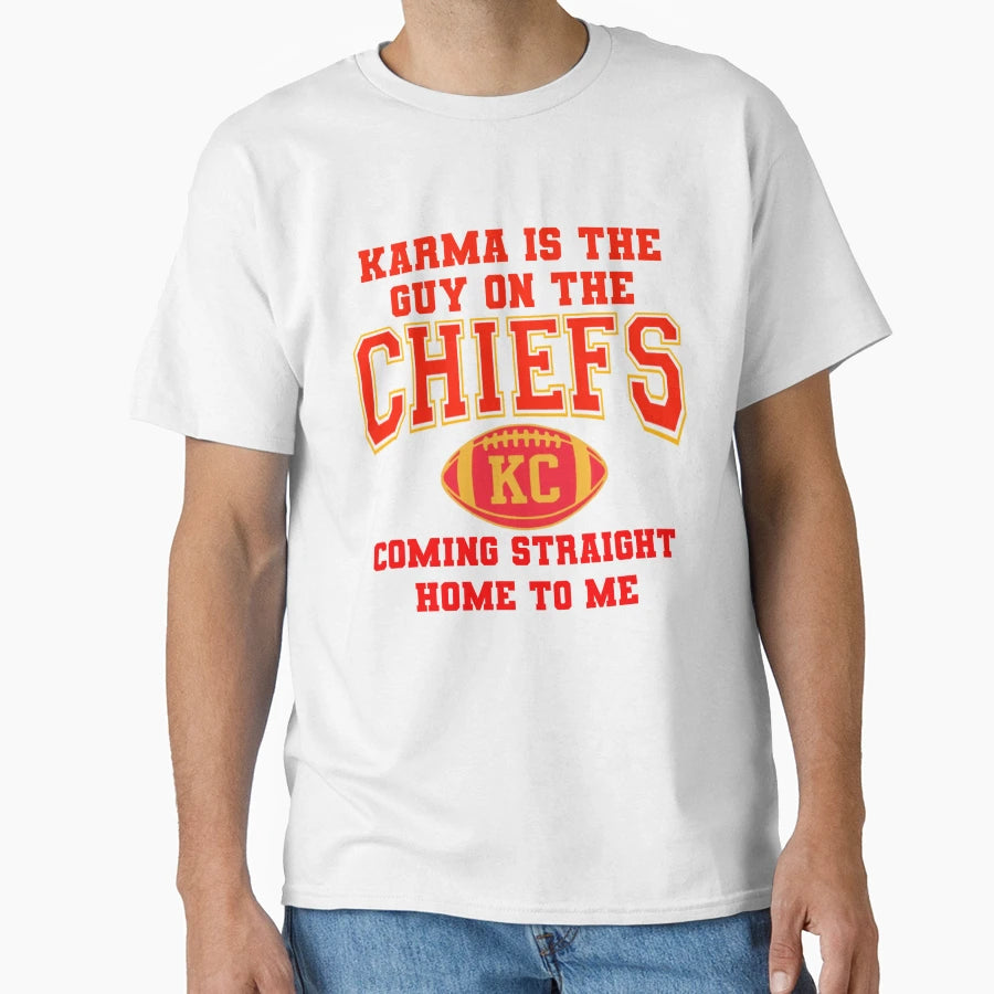 Karma Is Guy T-Shirt - Custom Art Print Men Women - T-Shirt, Sweatshirt, Hoodie