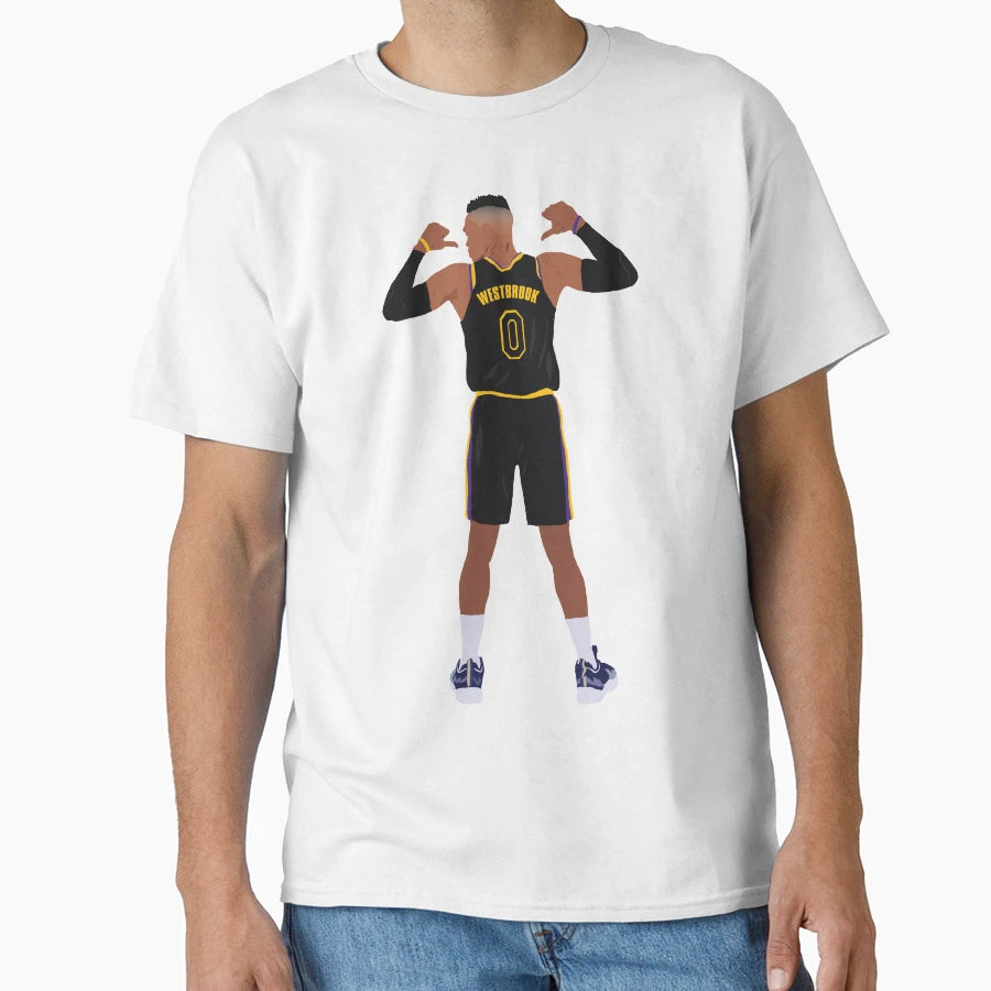 Russell Westbrook 0 Los Angeles T-Shirt - Casual Everyday Wear Unisex - T-Shirt, Sweatshirt, Hoodie