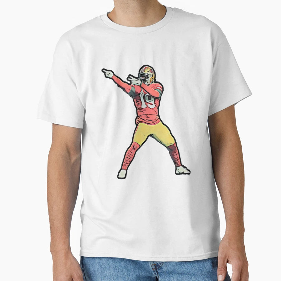 DS 49Ers Wide Receiver Bold Cartoon T-Shirt - Graphic Print Unisex - T-Shirt, Sweatshirt, Hoodie