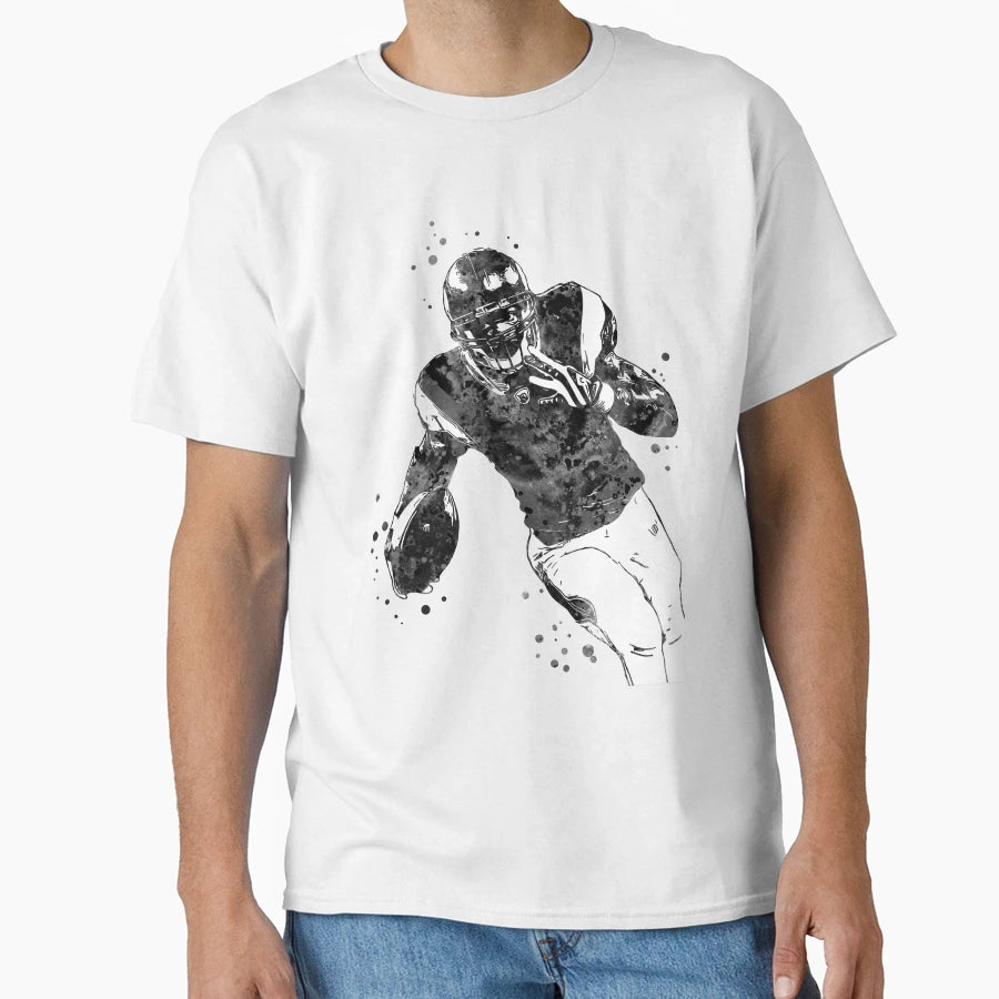 American Football Player T-Shirt - Custom Art Print for Adults - T-Shirt, Sweatshirt, Hoodie