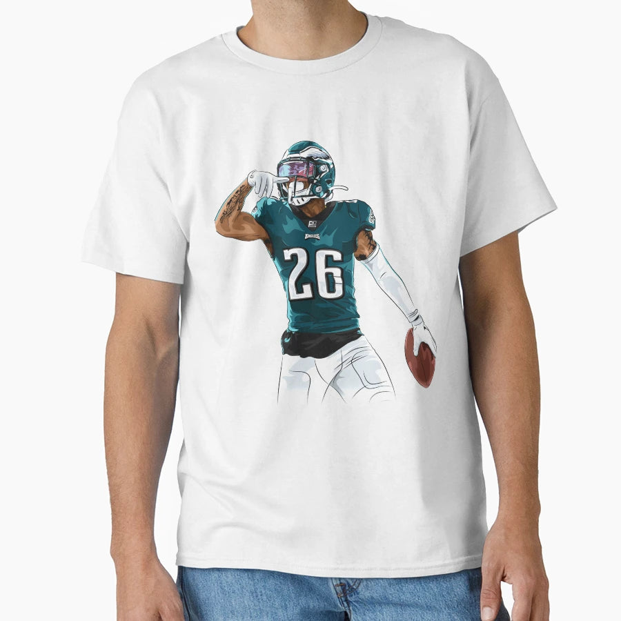 Miles Sanders T-Shirt - Custom Art Print Men Women - T-Shirt, Sweatshirt, Hoodie