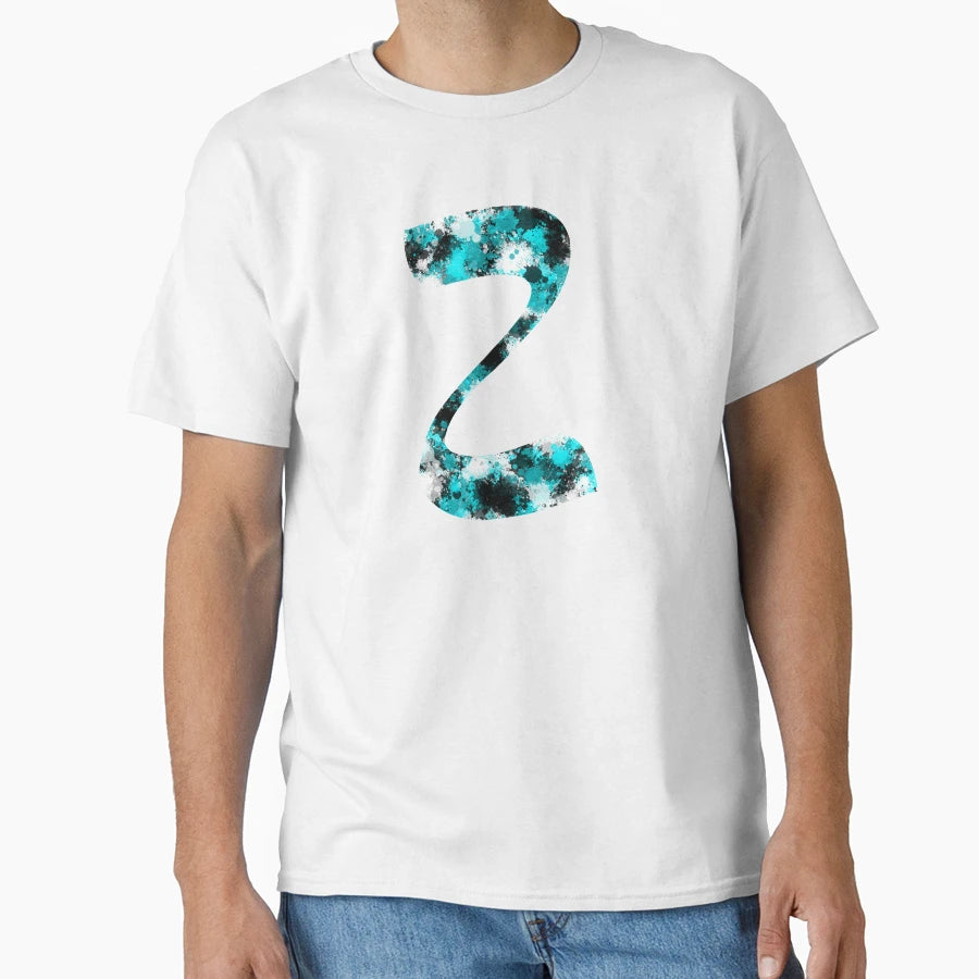 Paint Splash Letter Z T-Shirt - Minimalist Print Men Women - T-Shirt, Sweatshirt, Hoodie