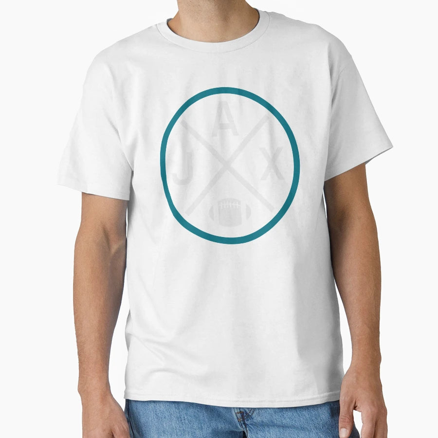 Jacksonville Football Emblem Jax T-Shirt - Unique Graphic Men Women - T-Shirt, Sweatshirt, Hoodie