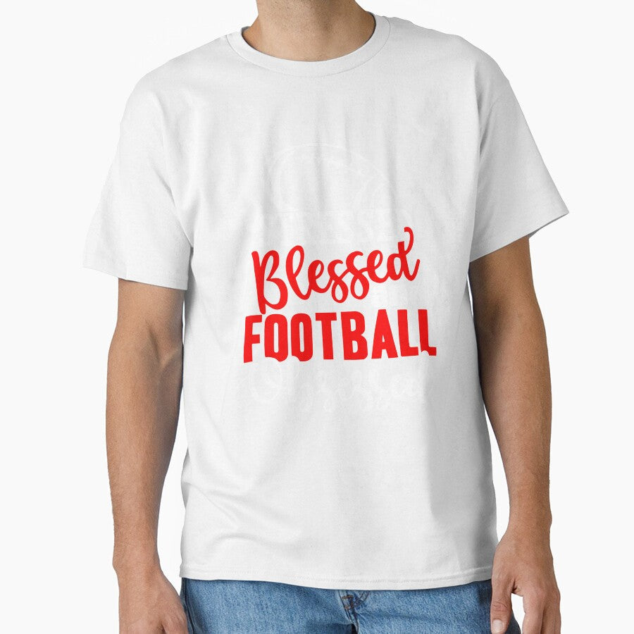 Funny Football Stress Blessed Obsessed by pattykim - Adult & Kids T-Shirts, Sweatshirts & Hoodies apparel design preview 1