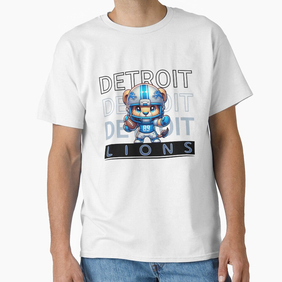 Detroit Lions by BVHstudio - Adult & Kids T-Shirts, Sweatshirts & Hoodies apparel design preview 1