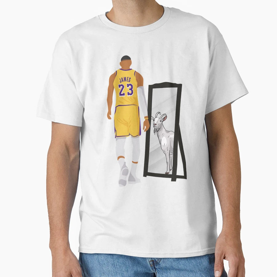 Lebron James Legoat T-Shirt - Aesthetic Graphic for Adults - T-Shirt, Sweatshirt, Hoodie