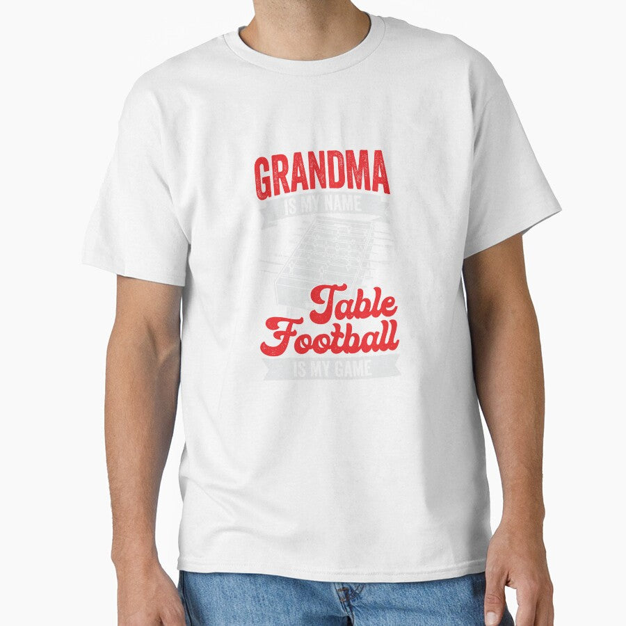 Table Football Soccer Grandma Gift by Marcid95 - Adult & Kids T-Shirts, Sweatshirts & Hoodies apparel design preview 1